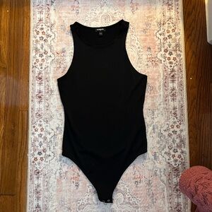 Black Express Thong Bodysuit